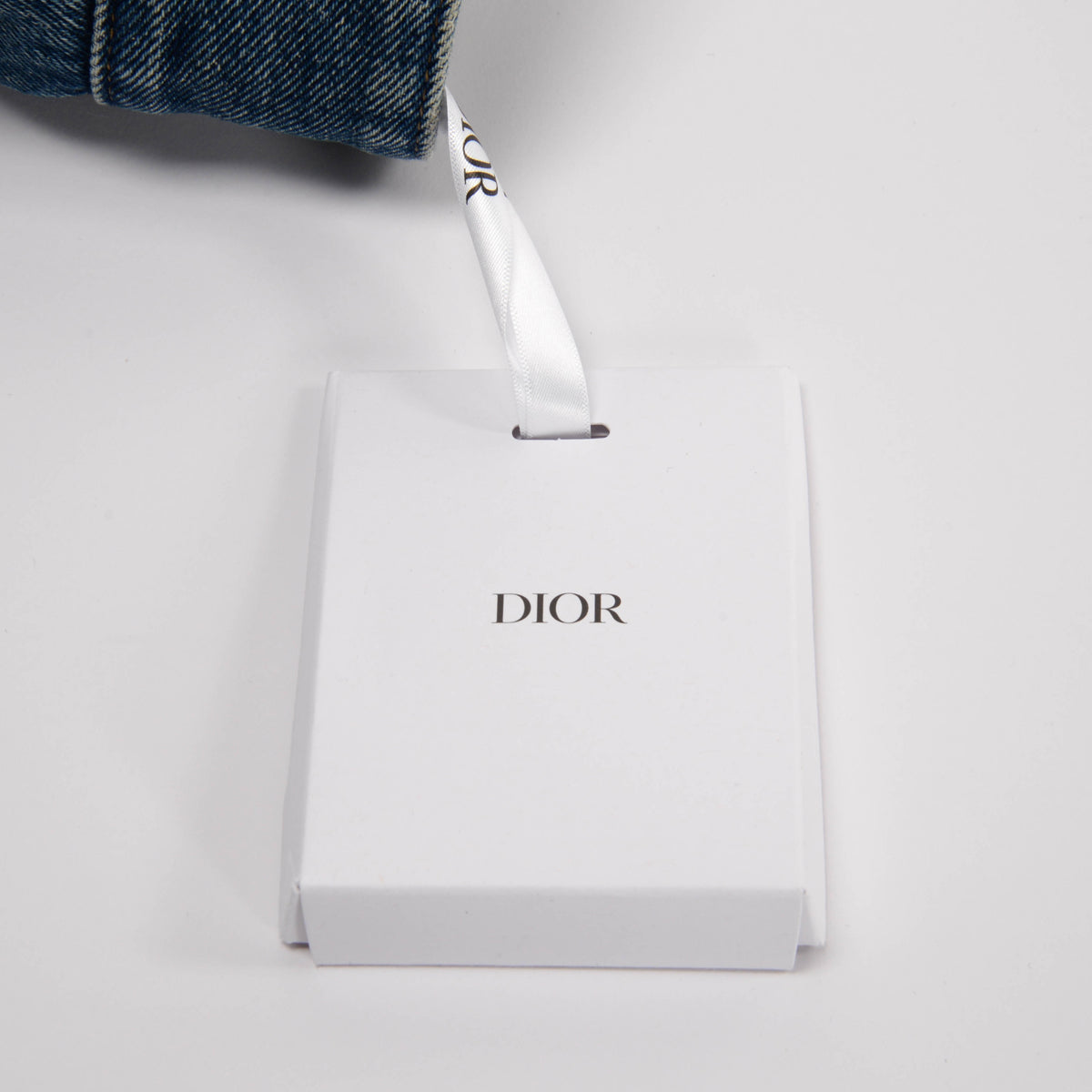 Dior Stonewashed Denim Oversized Hooded Jacket FR 38
