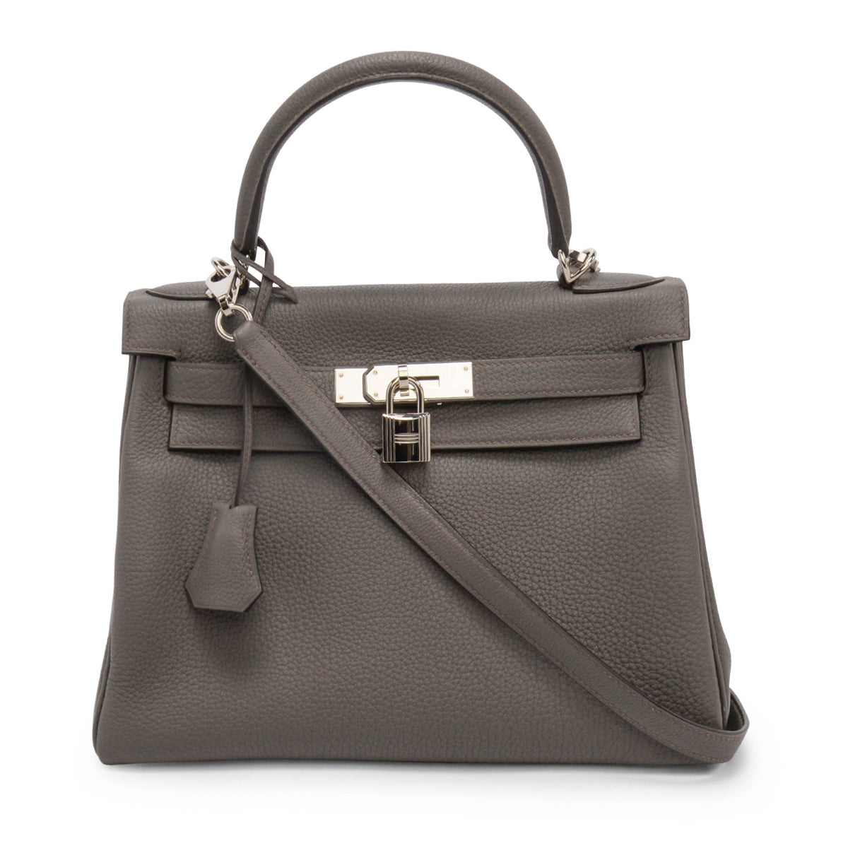 Hermes Gris Etain Togo Kelly 28