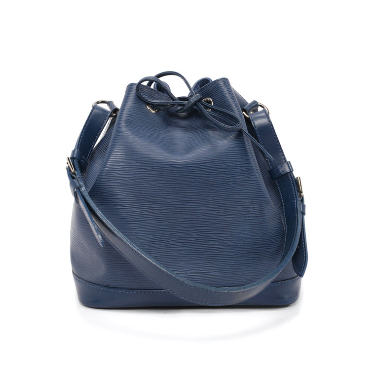 Louis Vuitton Myrtille Blue Epi Petit Noe Bag