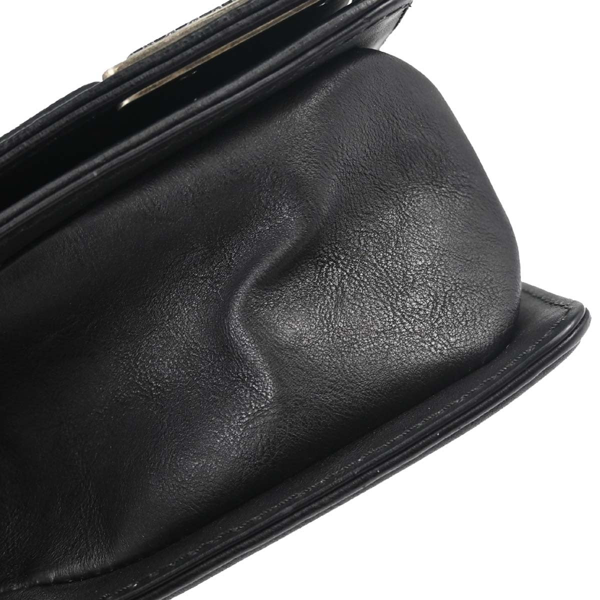 Chanel Black Calfskin Paris-Dallas Medium Boy Bag
