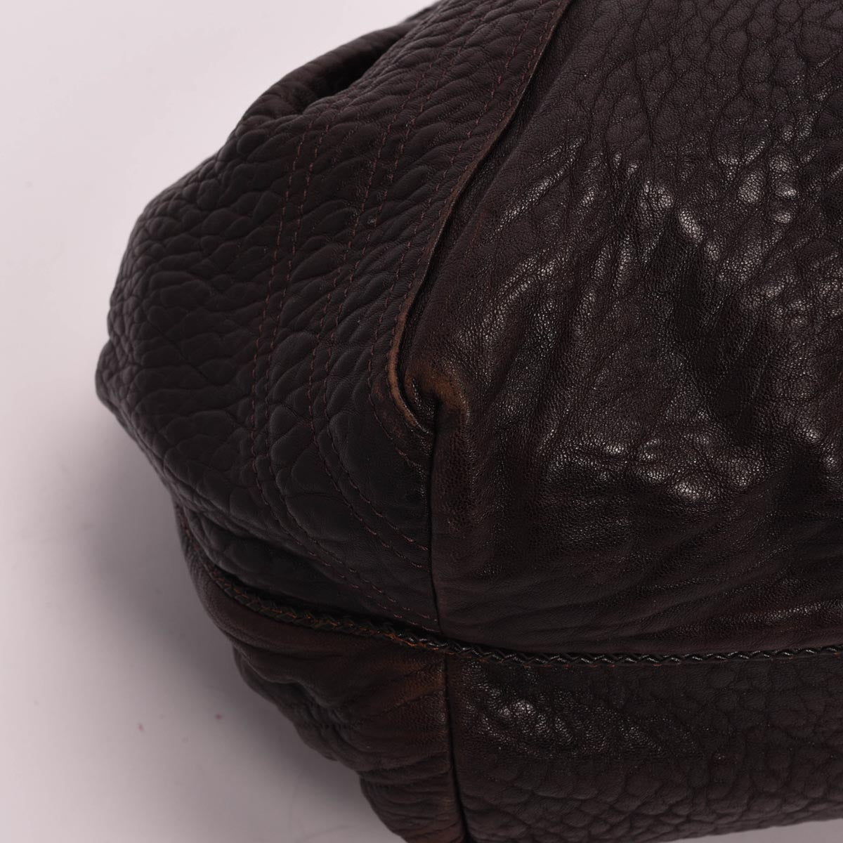 Fendi Brown Nappa Spy Shoulder Bag