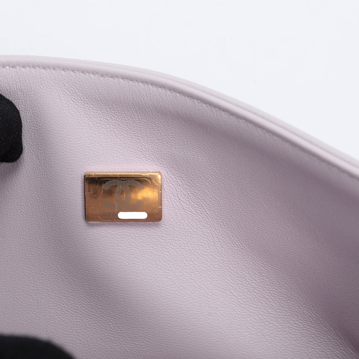 Chanel Lilac Quilted Caviar Small Classic Flap Bag