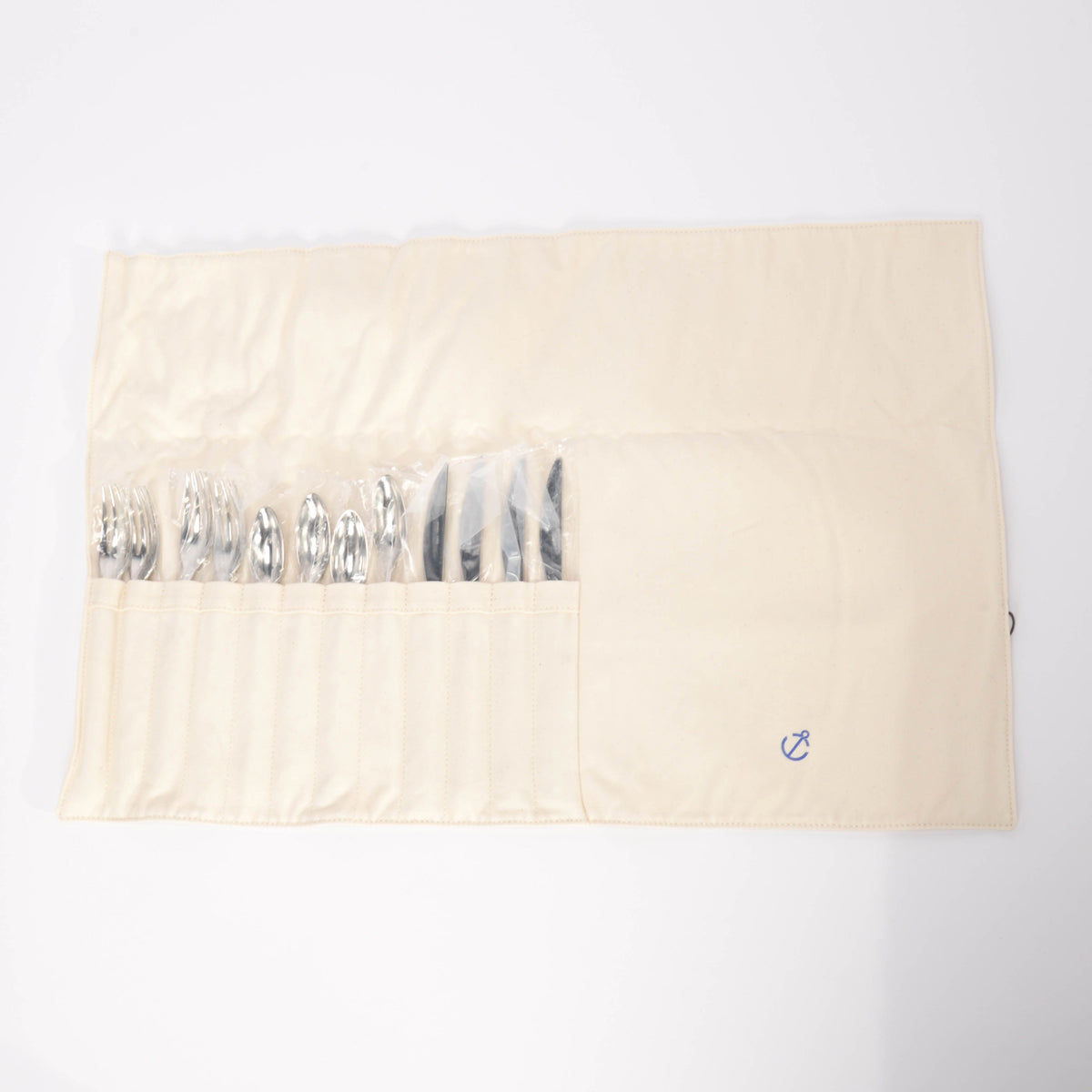 Hermes Blue Rocabar Canvas Zoulou Picnic Tote