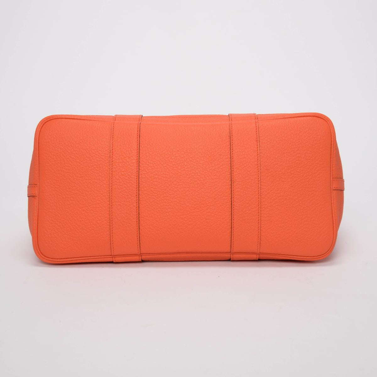 Hermes Orange Poppy Negonda Canvas Lined Garden Party 36