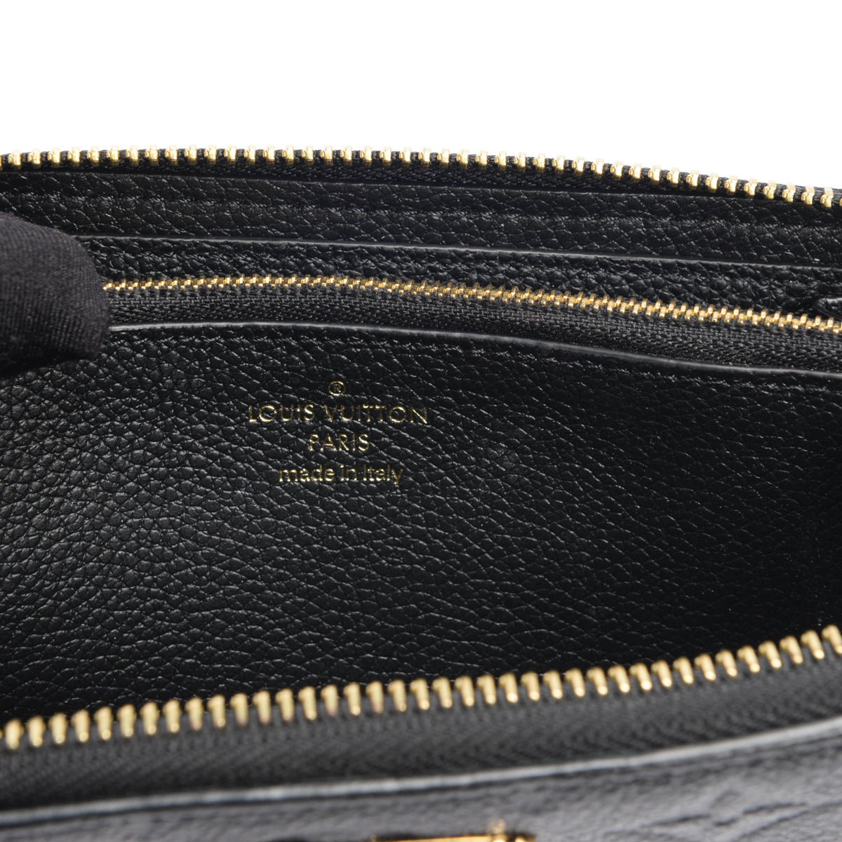 Louis Vuitton Black Monogram Empreinte Margot Wallet