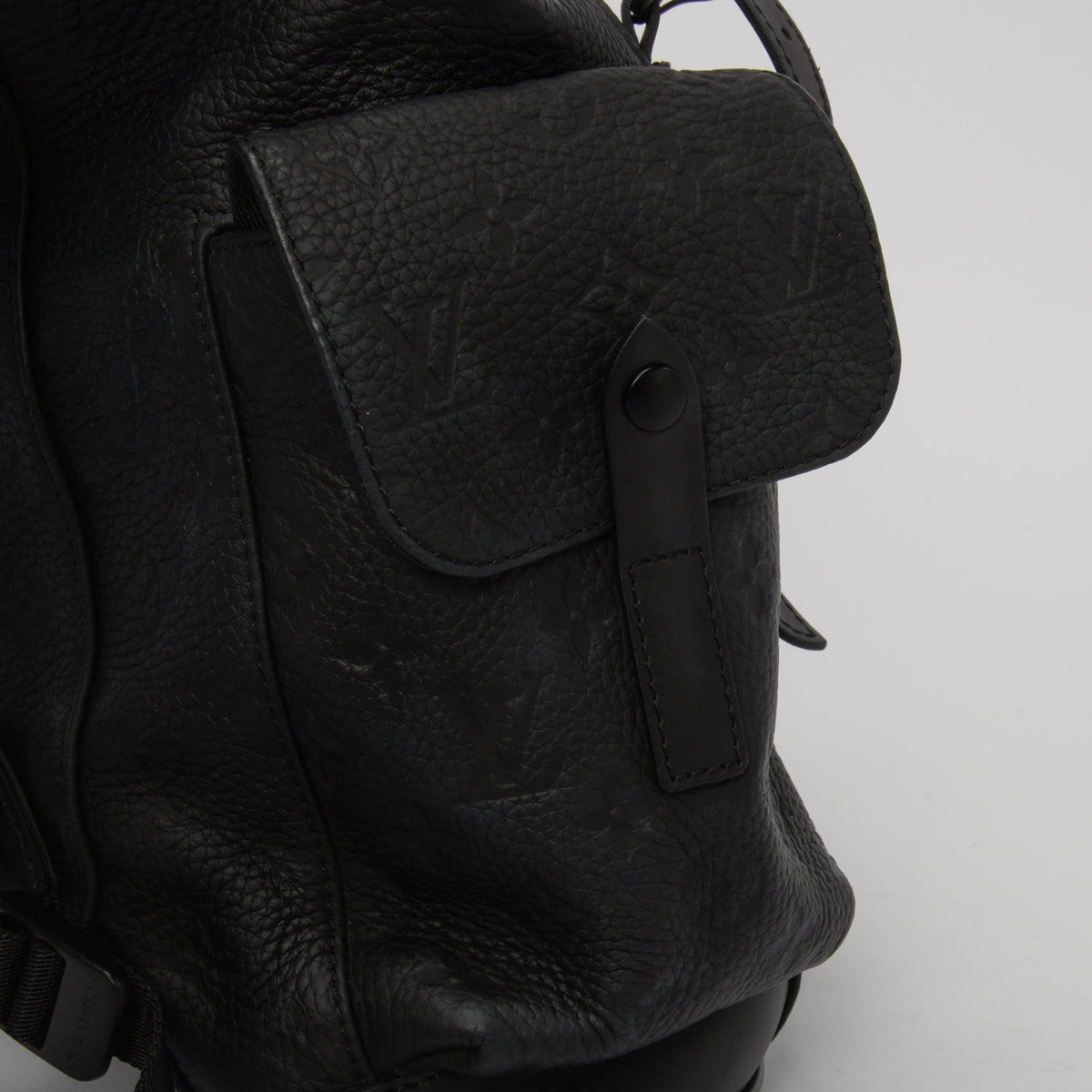 Louis Vuitton Black Monogram Taurillon Christopher PM Backpack
