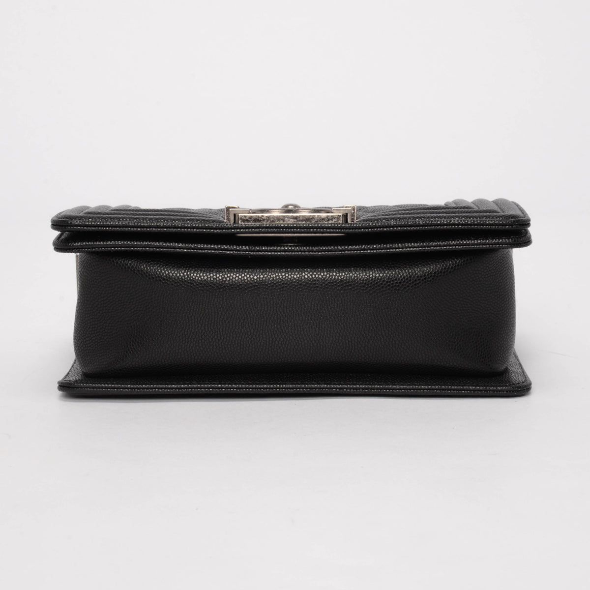 Chanel Black Quilted Caviar Small Boy Shoulder Bag