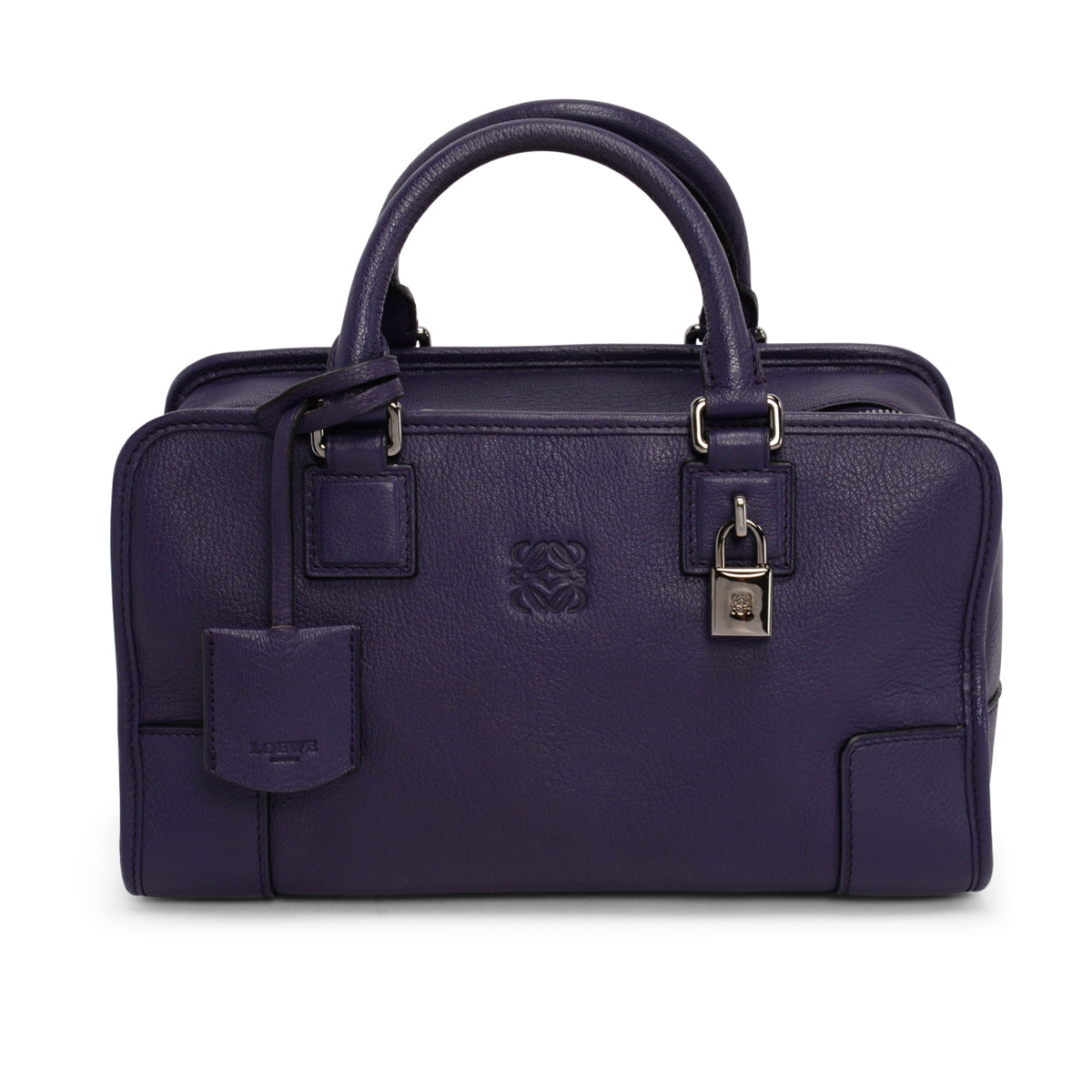 Loewe Purple Calfskin Amazona 28 Bag