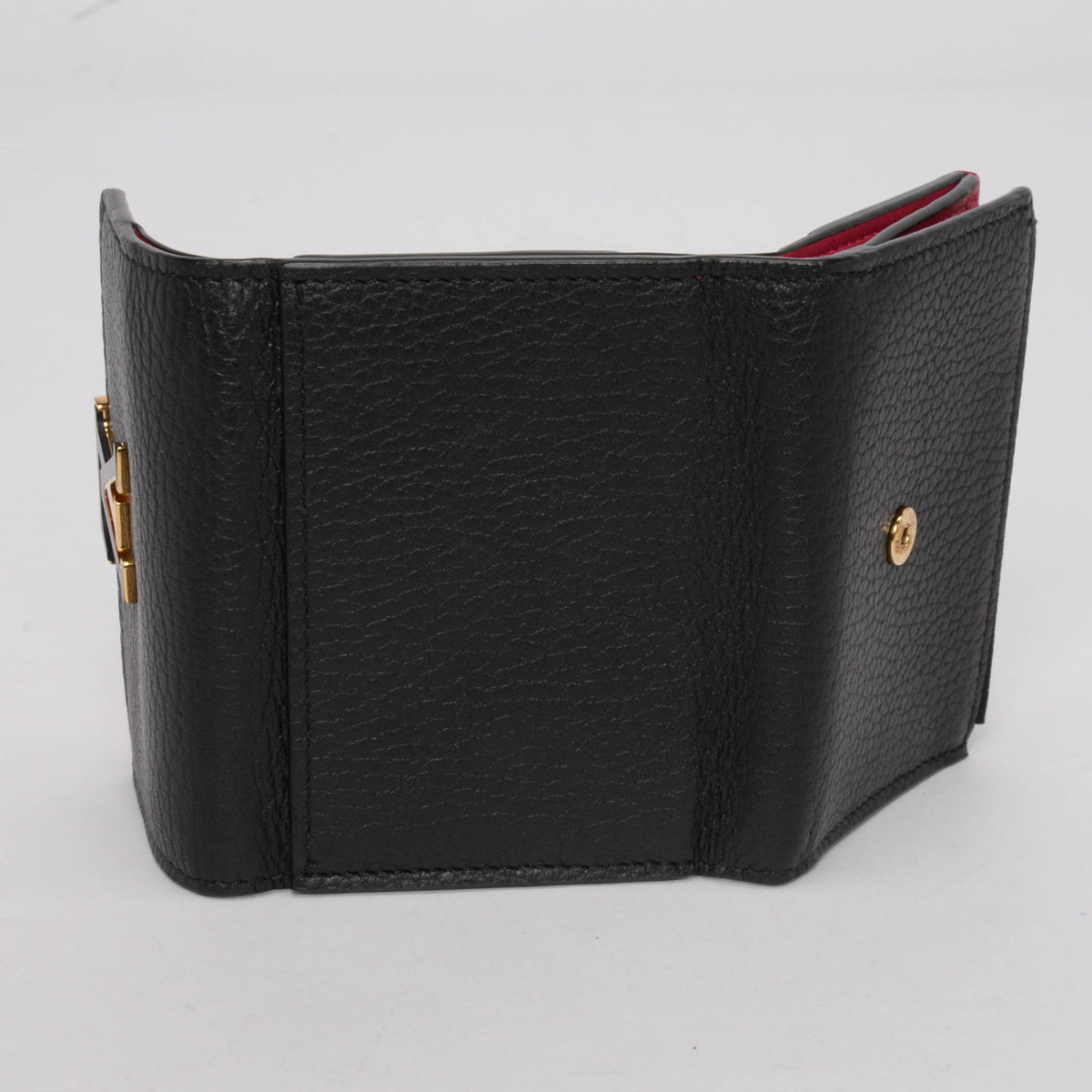 Louis Vuitton Black Taurillon Capucines XS Wallet