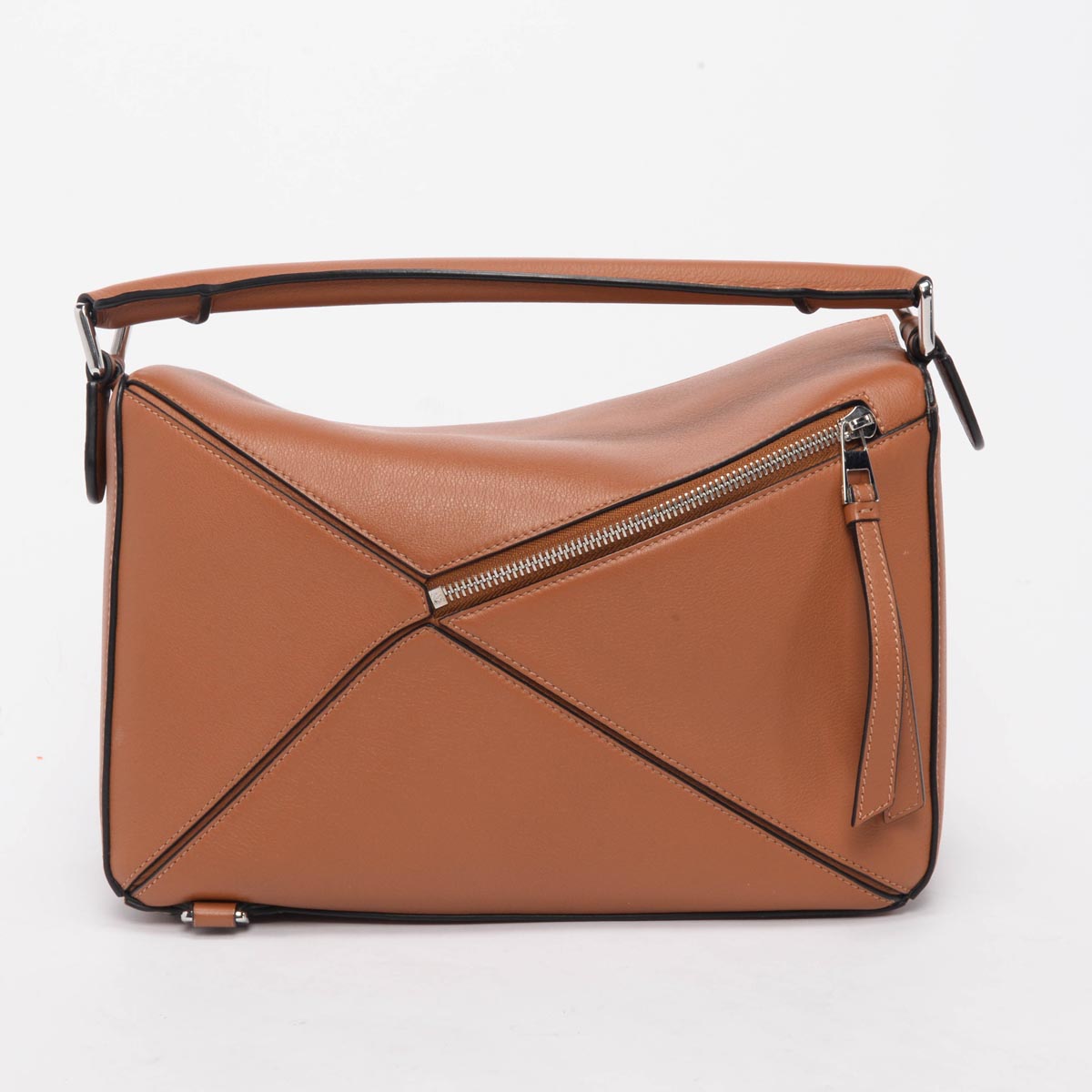 Loewe Tan Calfskin Medium Puzzle Bag