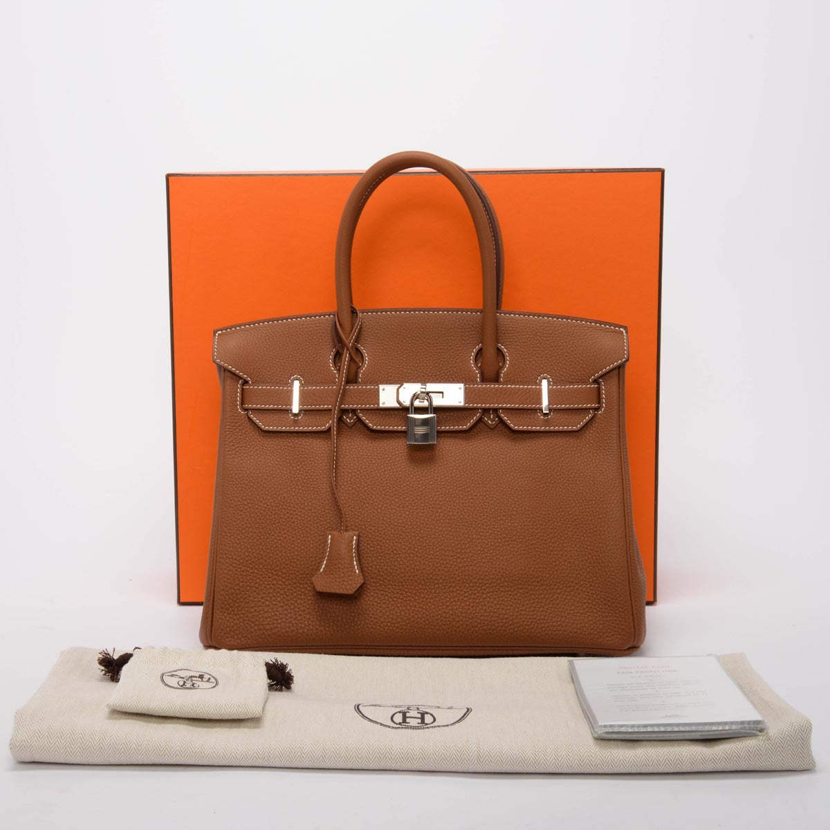 Hermes Gold Togo Birkin 30 PHW