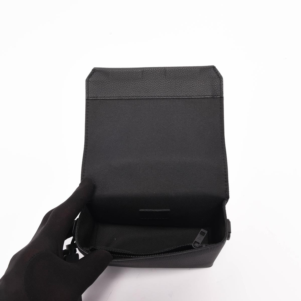 Louis Vuitton Black Calfskin Fastline Wearable Wallet