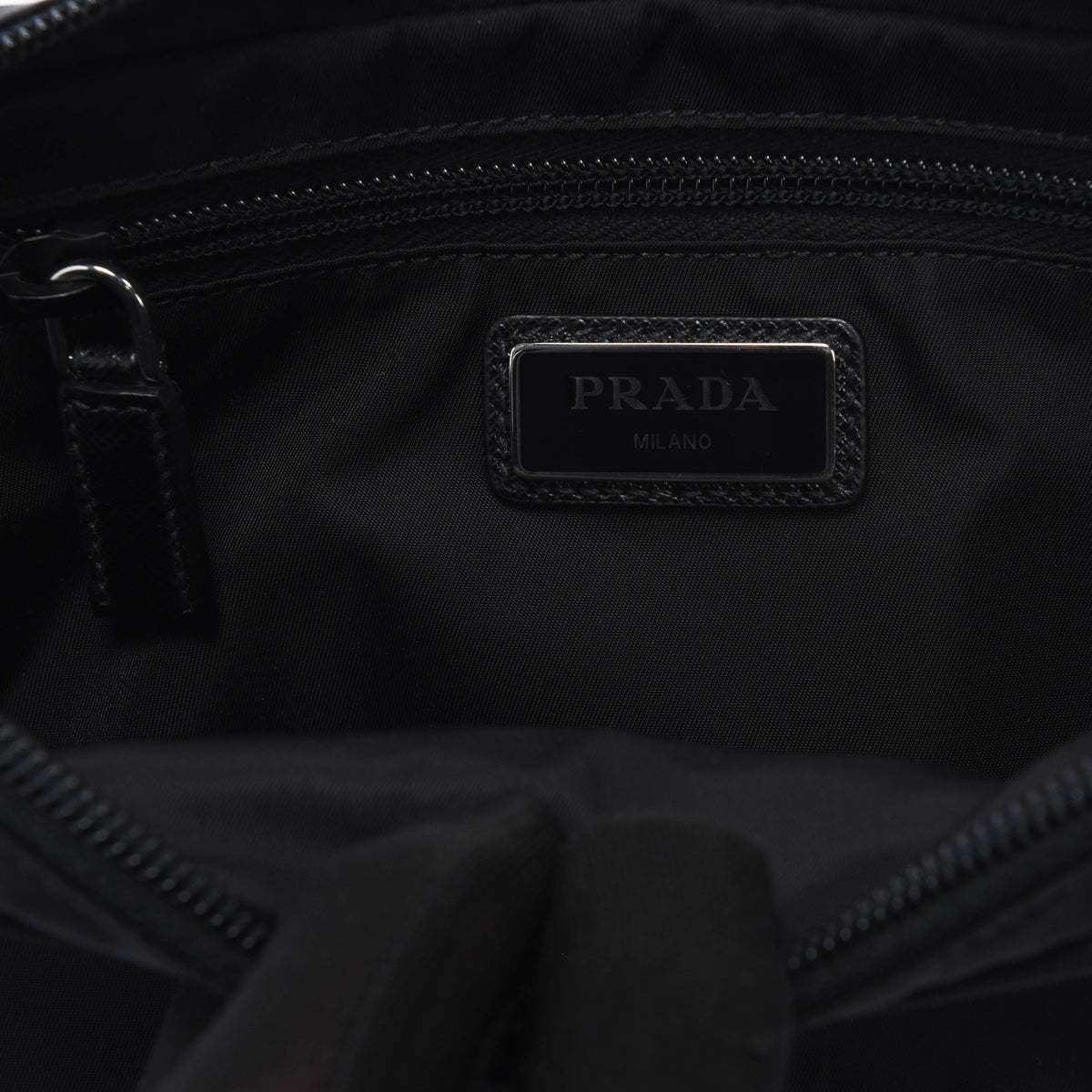 Prada Black Re-Nylon Belt Bag