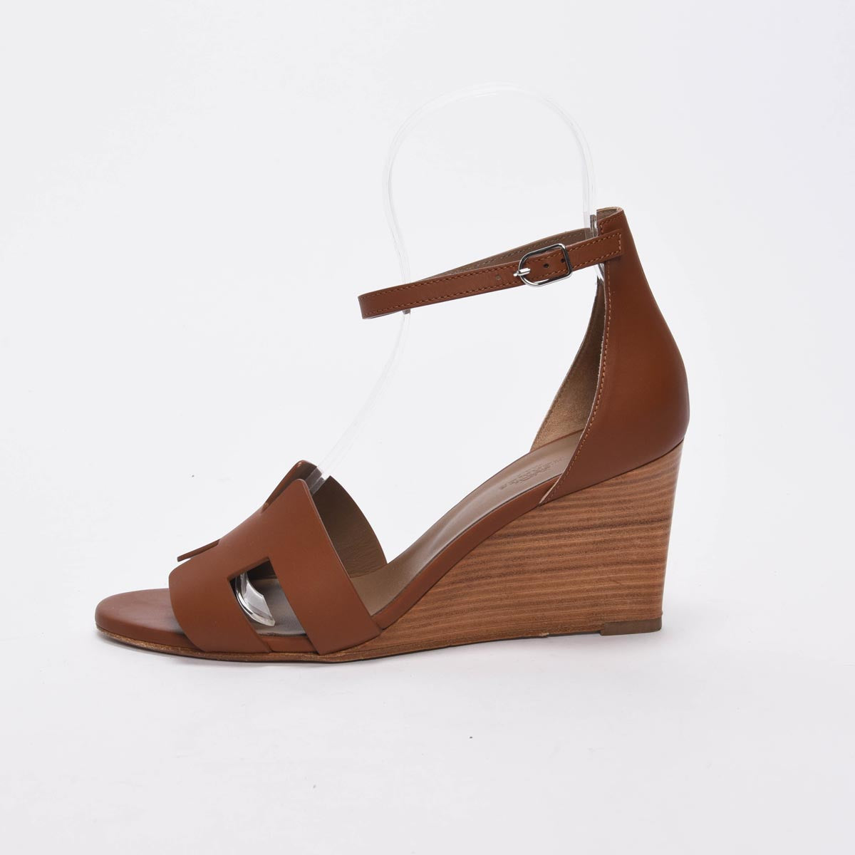Hermes Gold Calfskin Legend Sandals 41
