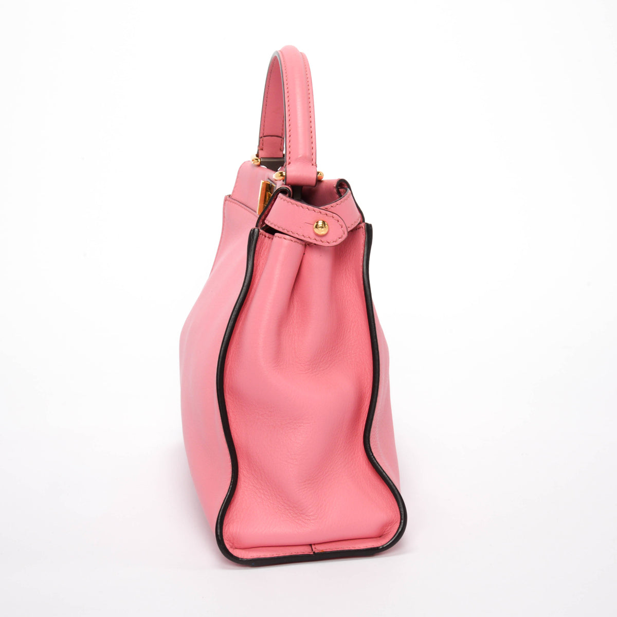 Fendi Pink Calfskin Medium Peekaboo Bag