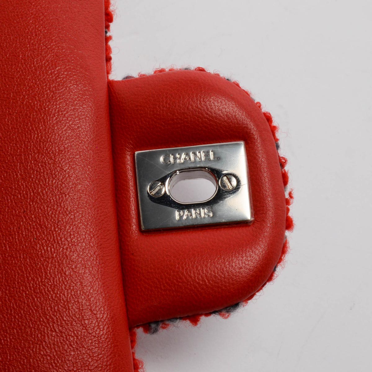 Chanel Red Tweed Classic Mini Flap Bag