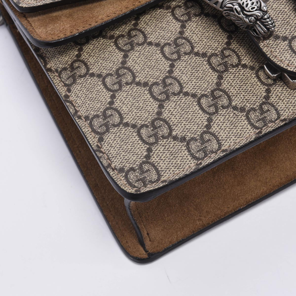 Gucci Beige GG Supreme Mini Dionysus Bag