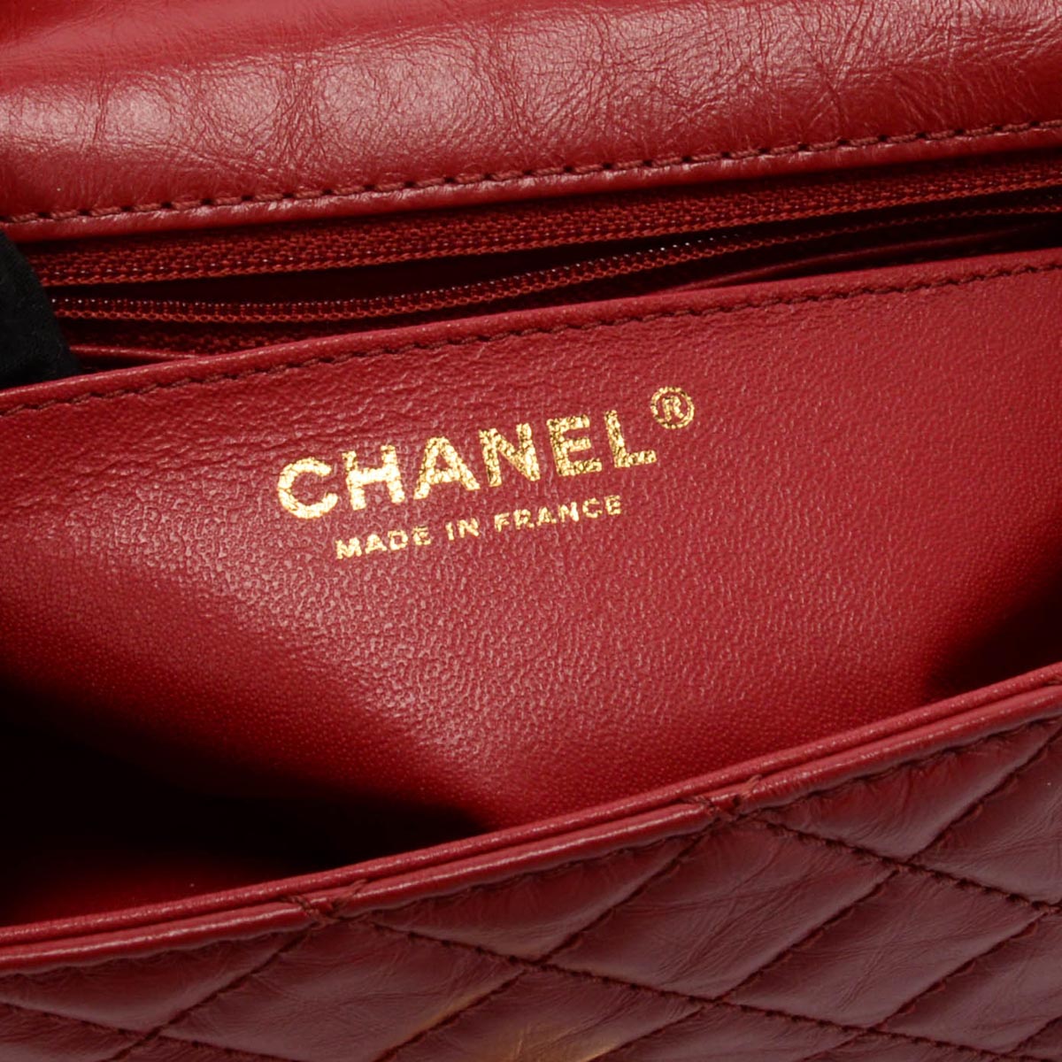 Chanel Red Aged Calfskin Mini Reissue 2.55 Flap Bag