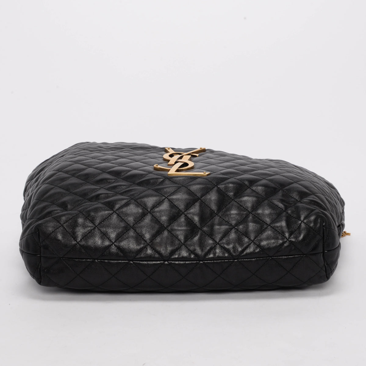 Saint Laurent Black Quilted Lambskin Maxi Icare Shopping Tote