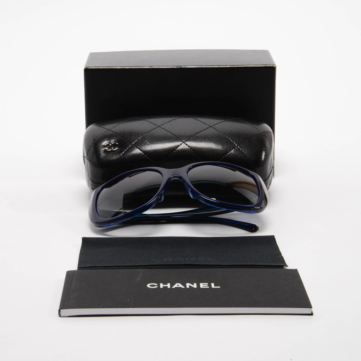 Chanel Blue Butterfly Sunglasses