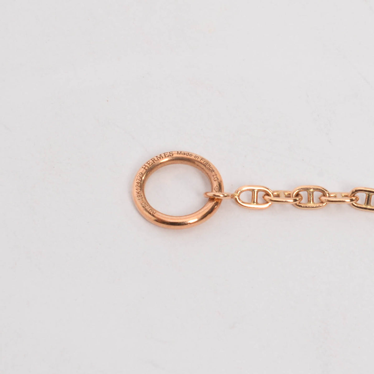 Hermes Rose Gold Farandole Very Small Model Bracelet