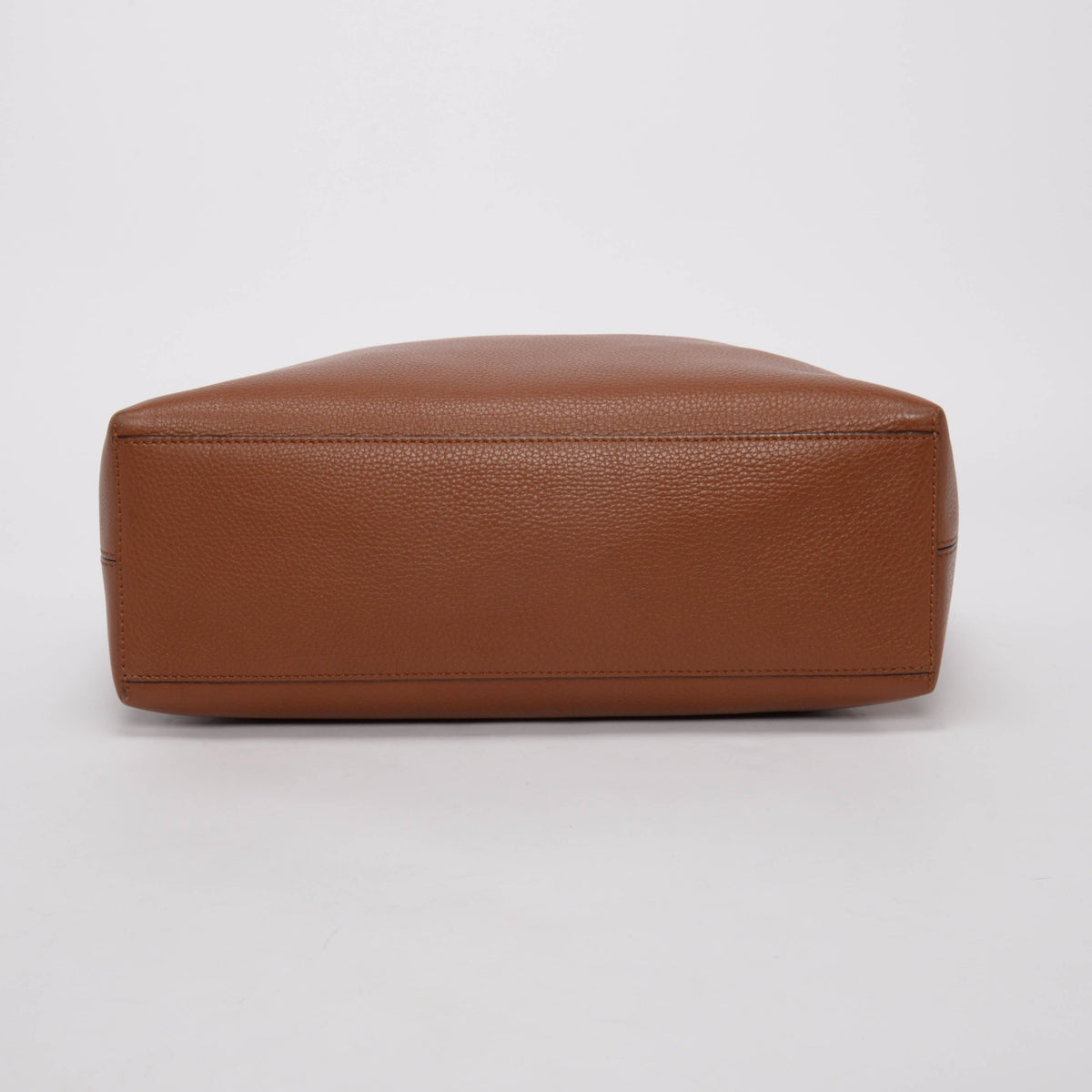 Valentino Tan Grainy Calfskin Rockstud Tote