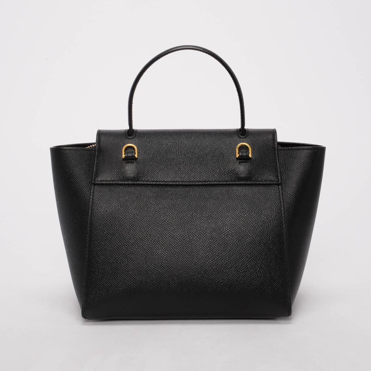 Celine Black Grained Calfskin Nano Belt Bag