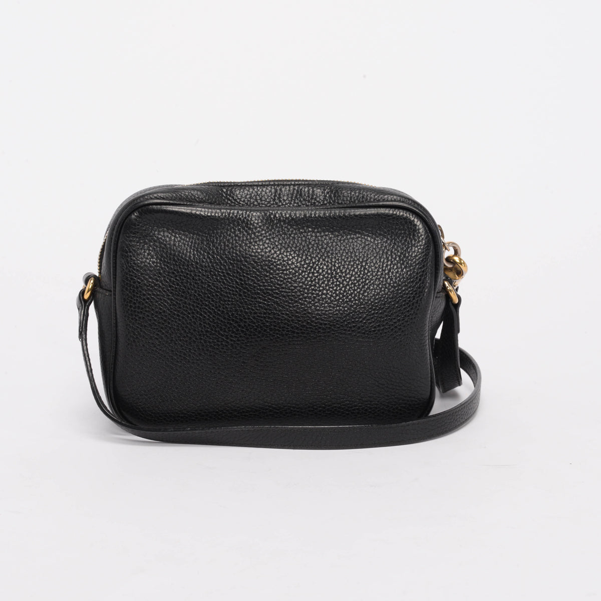 Gucci Black Grained Leather Soho Disco Bag