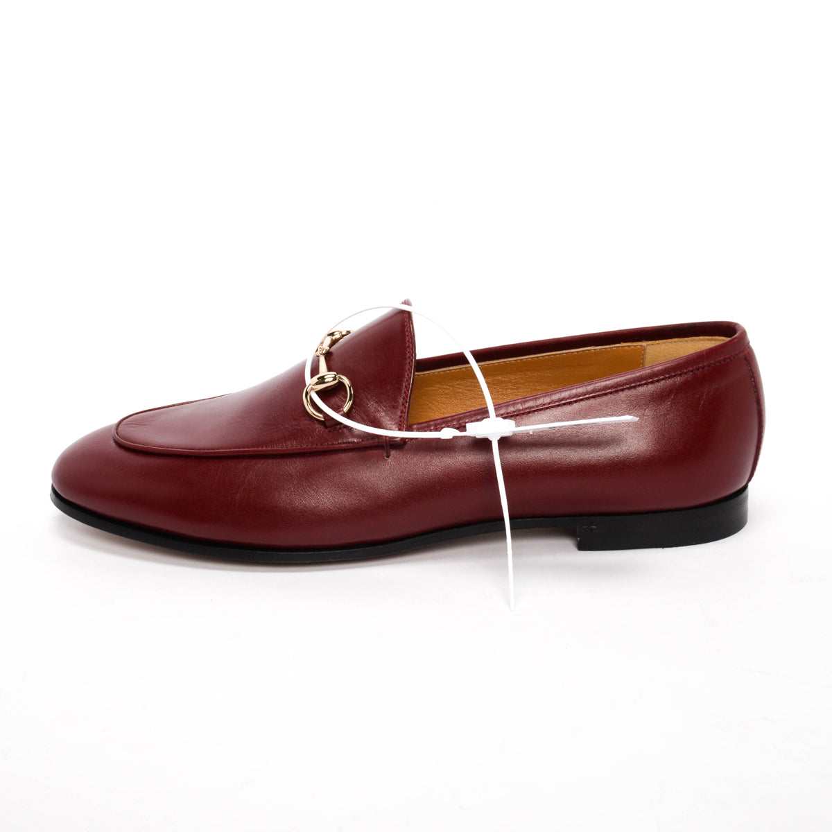 Gucci Rosso Ancora Leather Jordaan Loafers 40