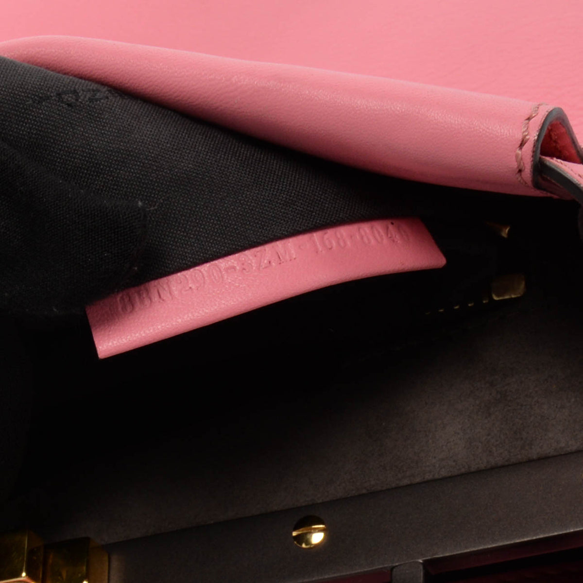 Fendi Pink Calfskin Medium Peekaboo Bag