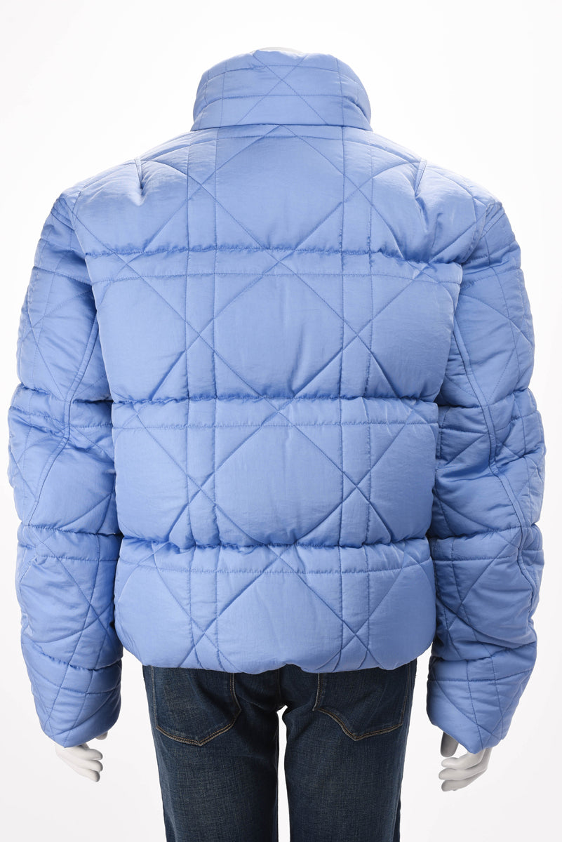 Dior x ERL Blue Nylon Cannage Mens Jacket FR 48