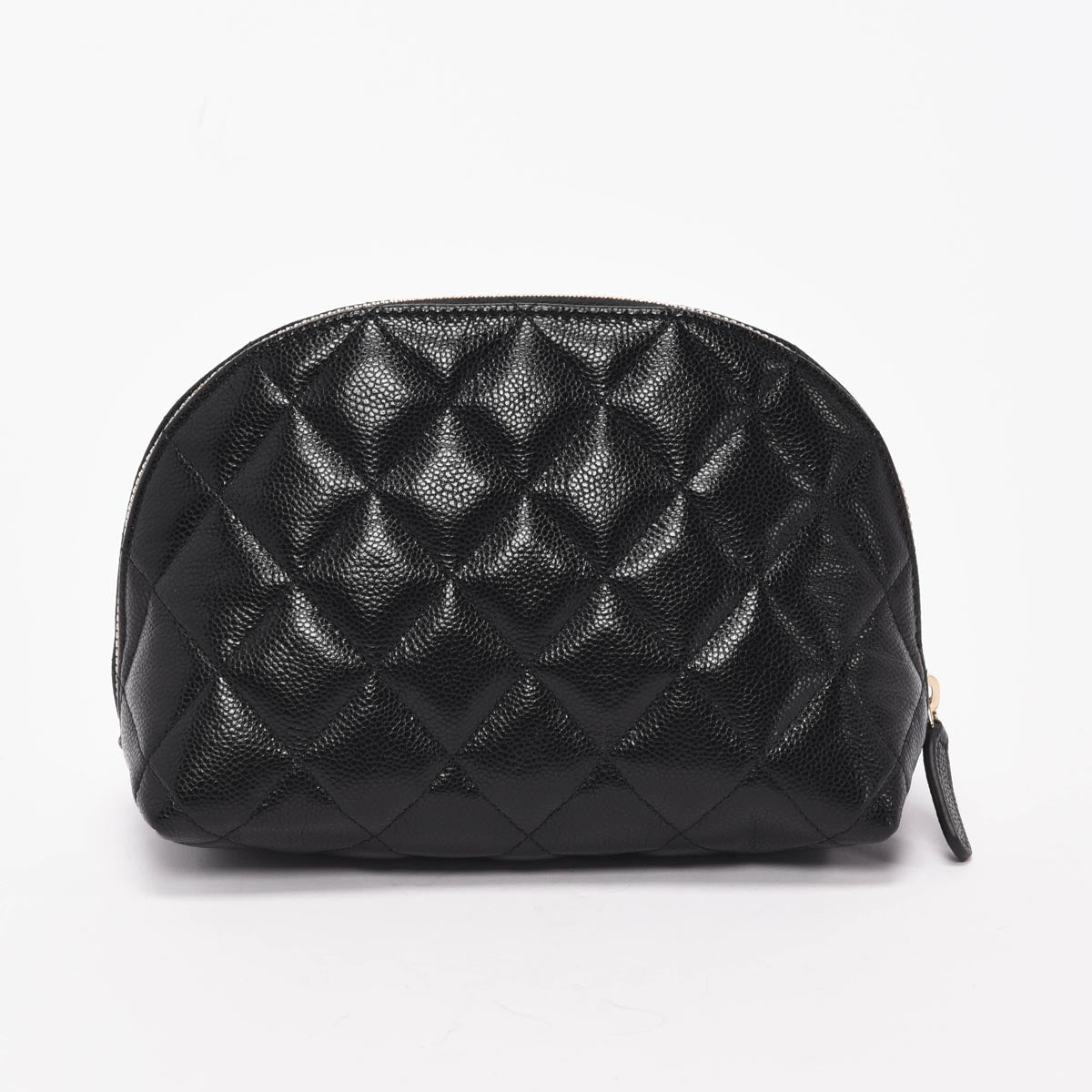 Chanel Black Caviar CC Cosmetic Case