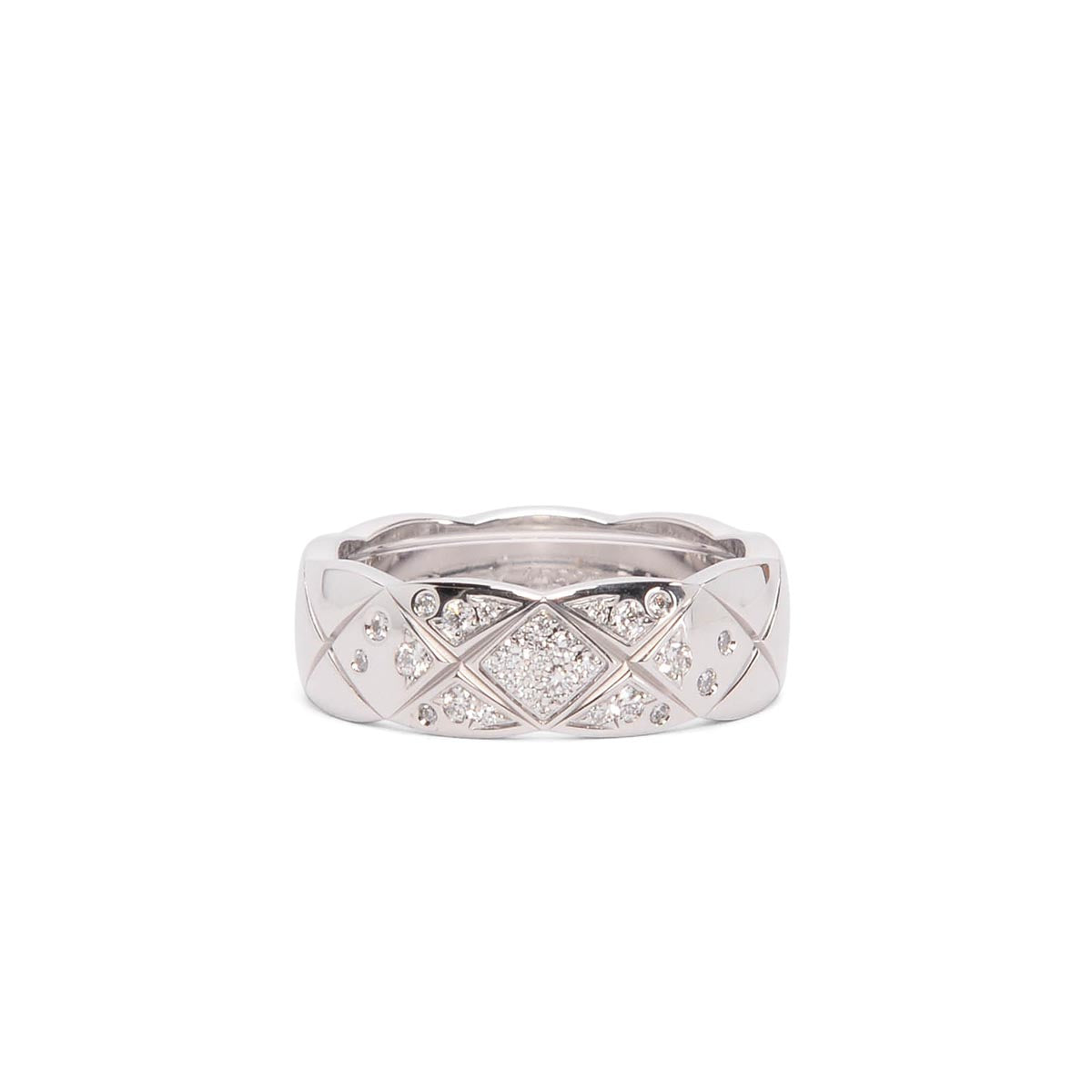 Chanel White Gold & Diamonds Coco Crush Ring