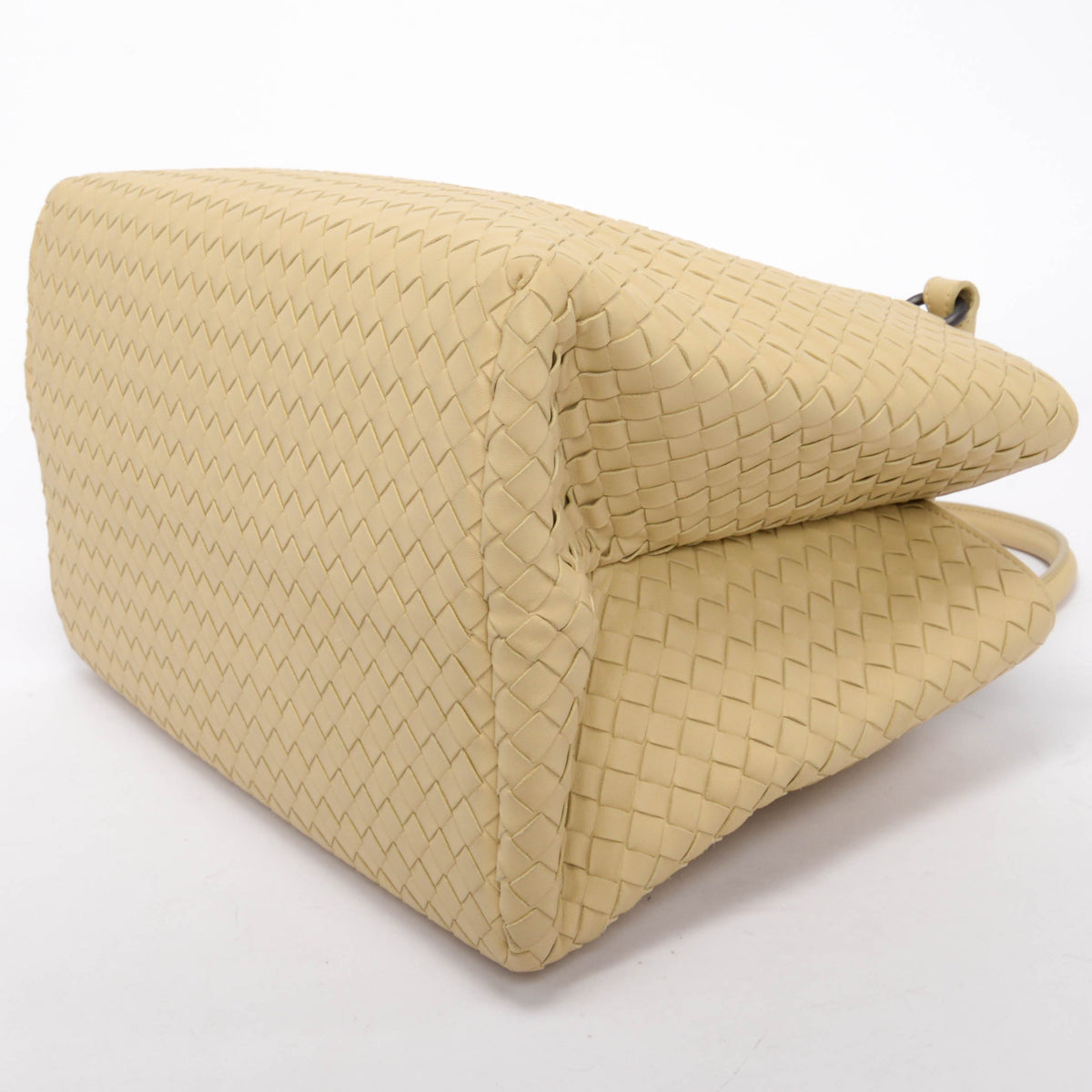 Bottega Veneta Sand Intrecciato Top Handle Document Tote