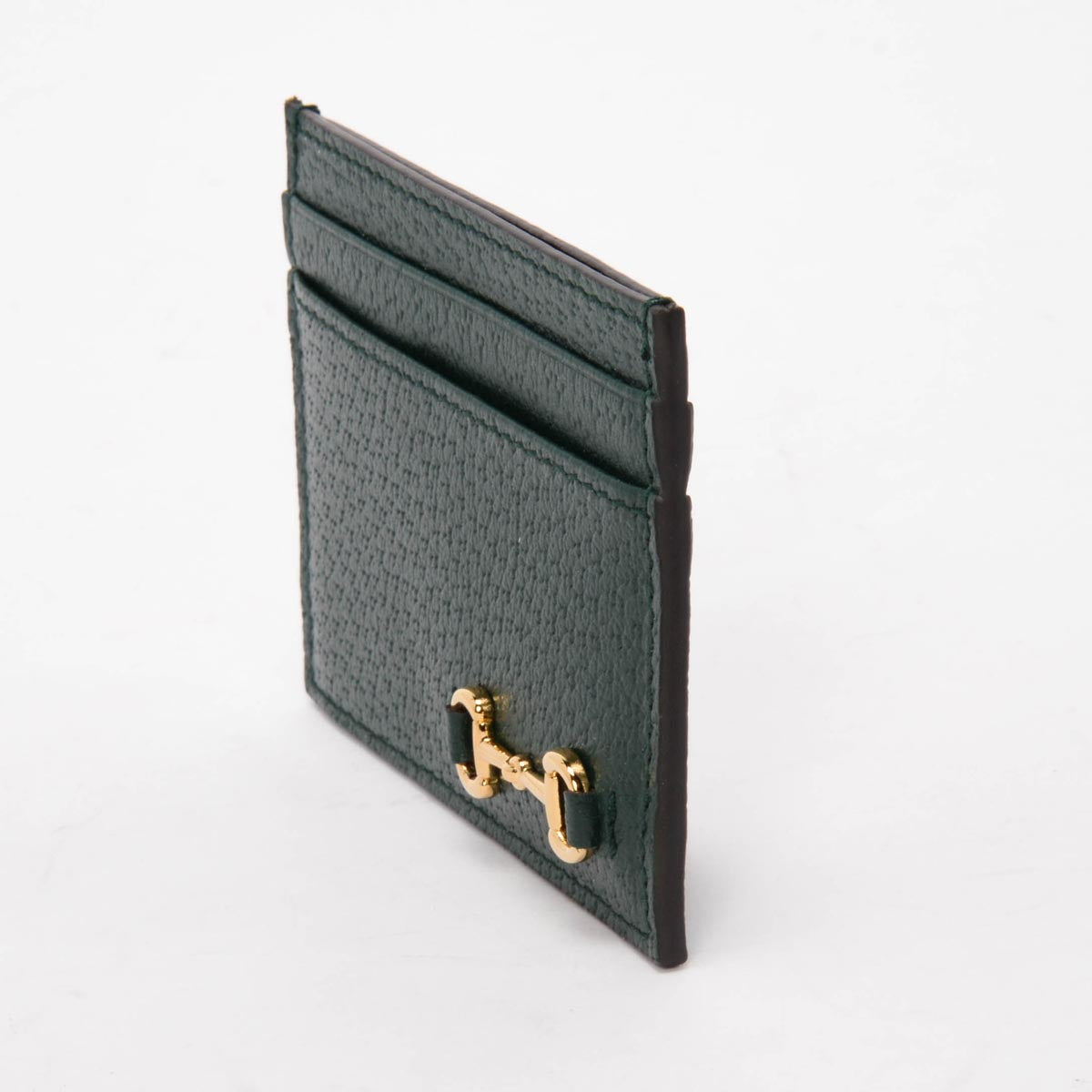 Gucci Dark Green Horsebit 1955 Card Case & Playing Cards
