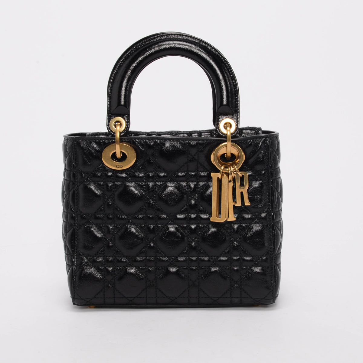 Dior Black Cannage Calfskin My ABCDior Small Lady Dior