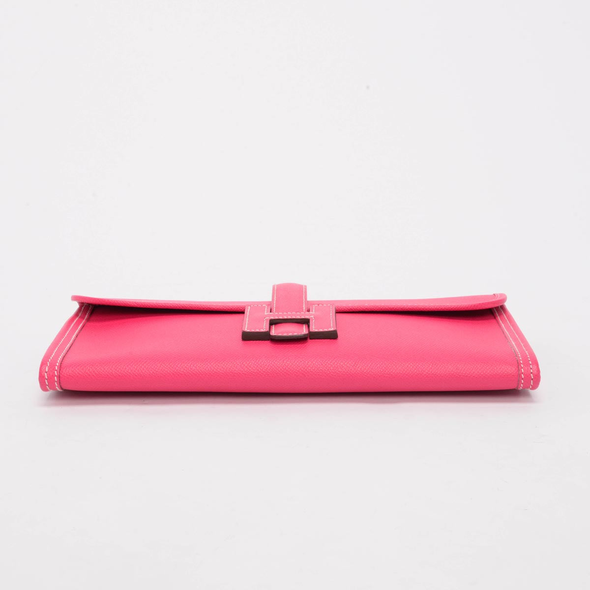 Hermes Rose Tyrien Epsom Jige Elan 29 Clutch