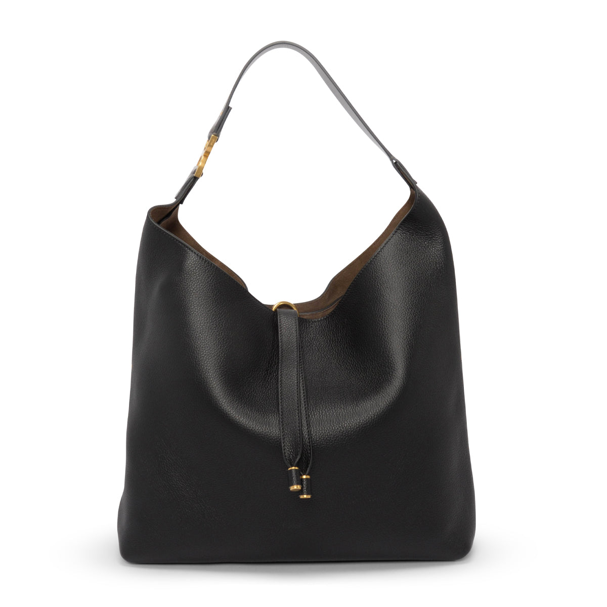 Chloe Black Calfskin Marcie Hobo Tote