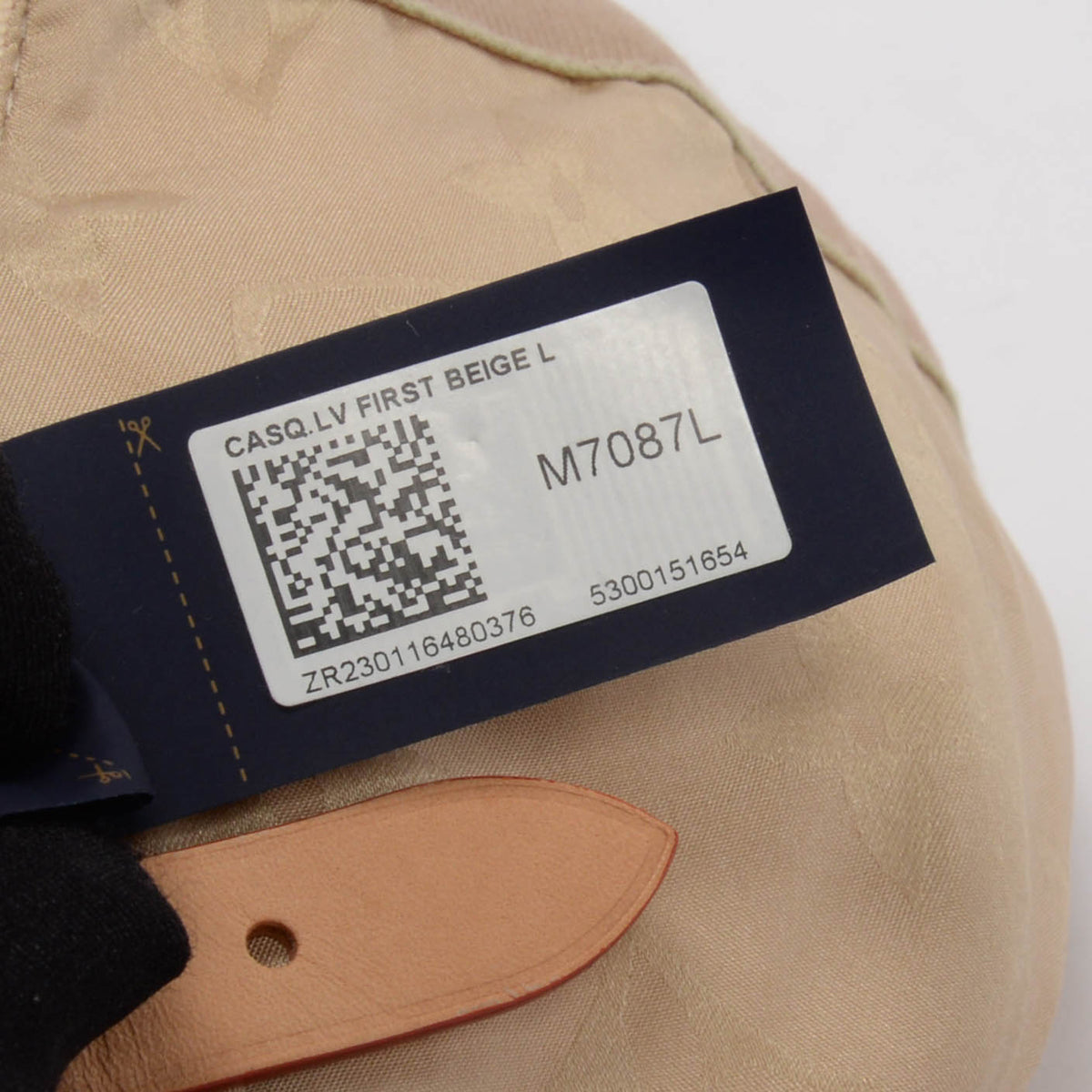 Louis Vuitton Cream Monogram Jacquard LV First Cap