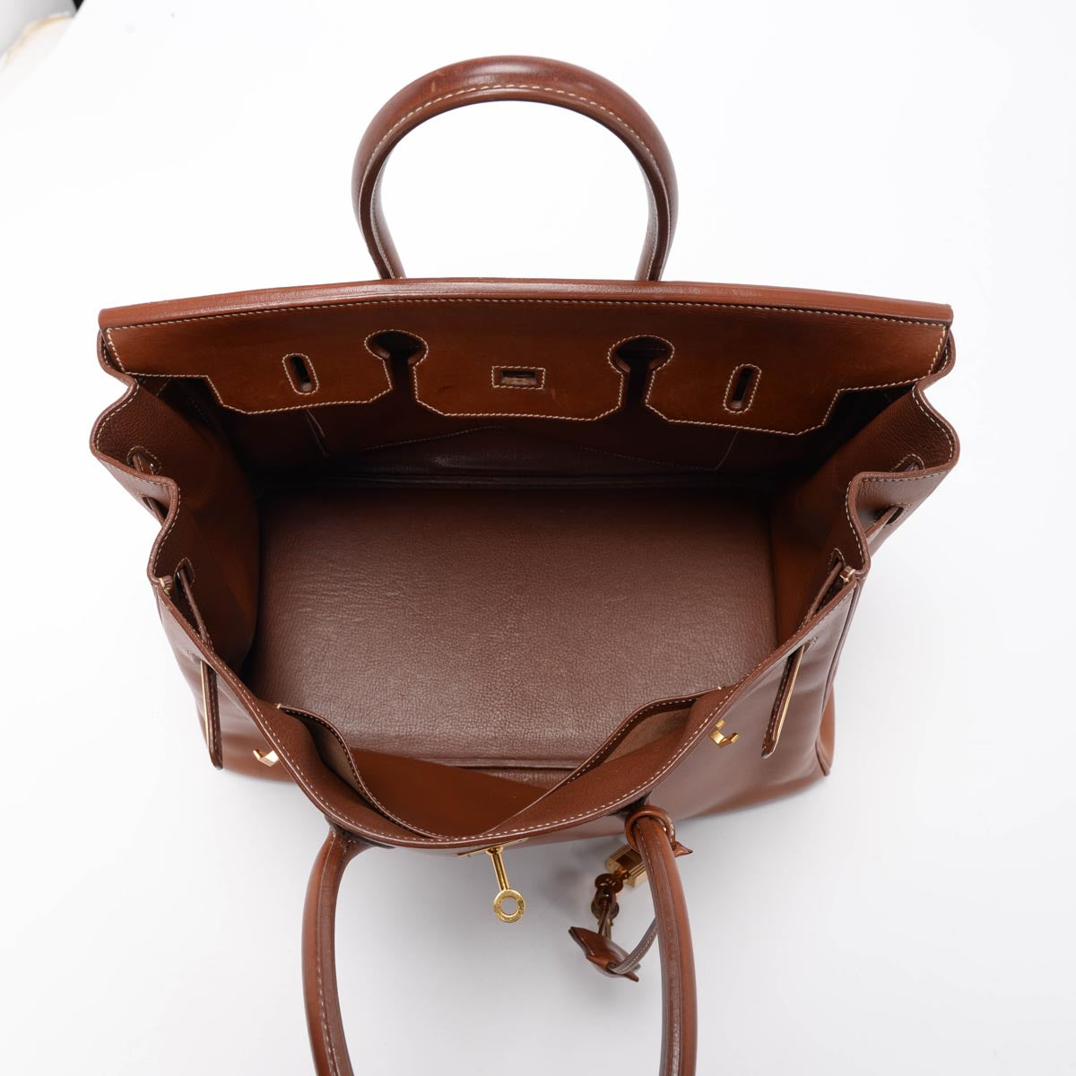 Hermes Fauve Barenia Faubourg Birkin 35 GHW