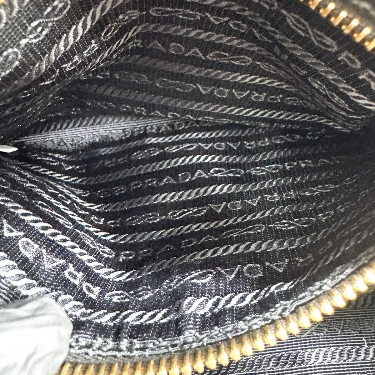 Prada Black Vitello Phenix Camera Bag