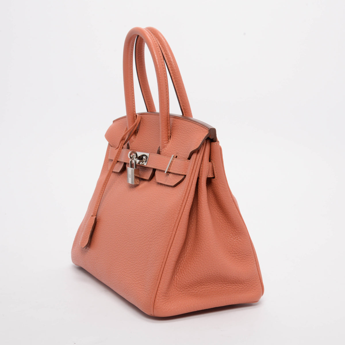 Hermes Rose Tea Togo Birkin 30 PHW