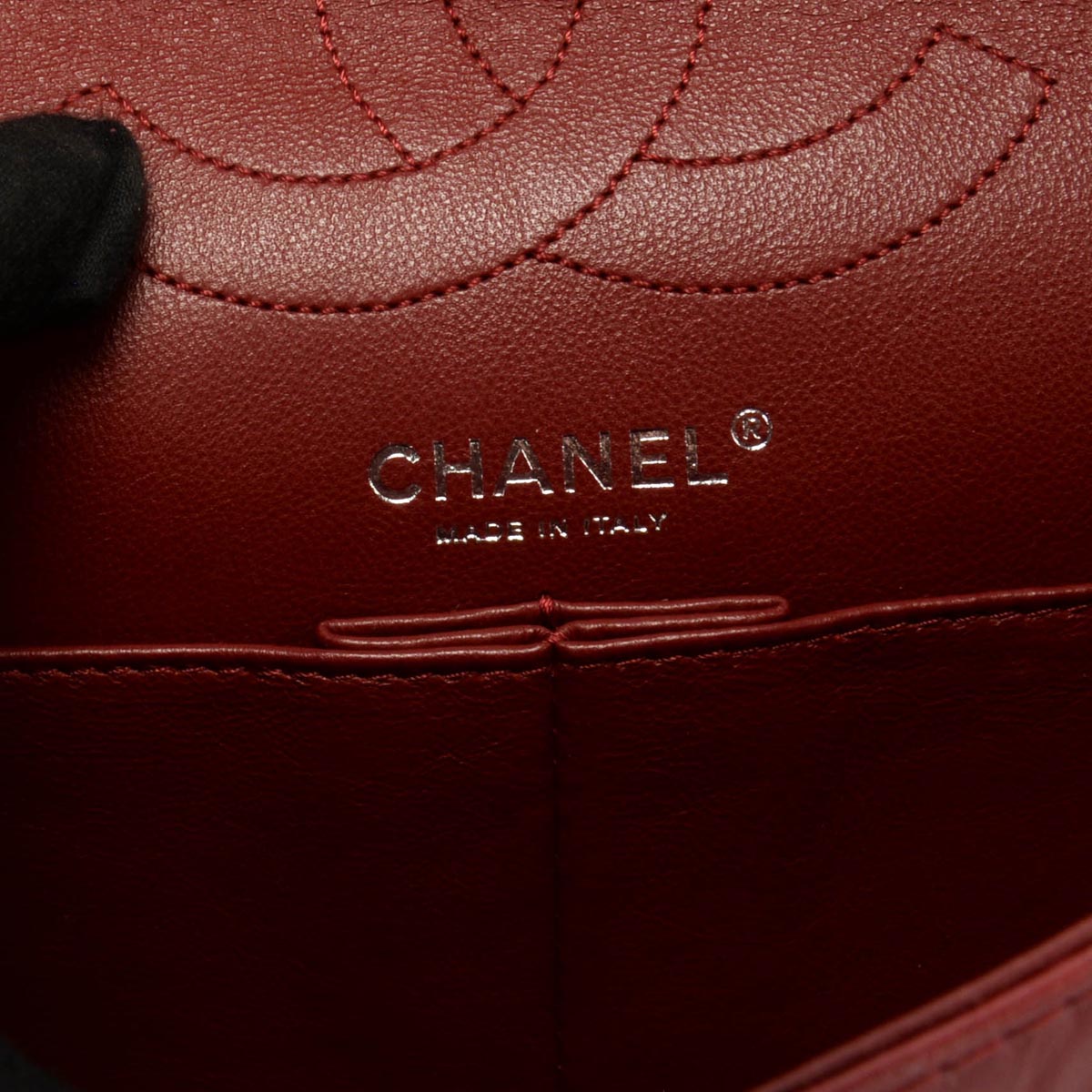 Chanel Dark Red Aged Calfskin 2.55 Reissue 226 Bag