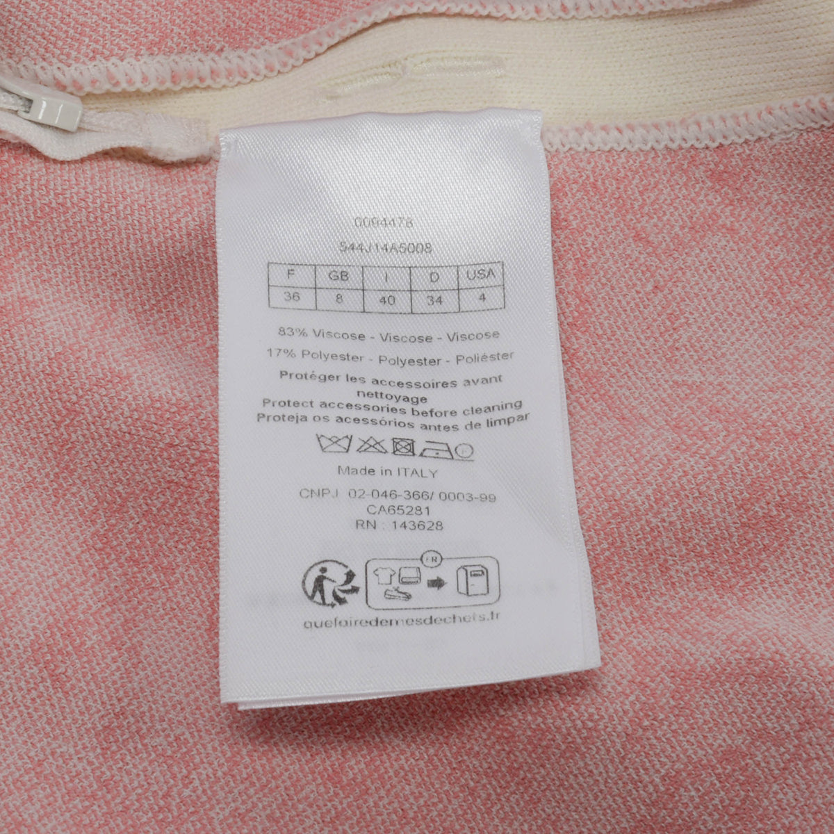 Dior Pink Toile de Jouy Sauvage Dioriviera Mini Skirt FR 36