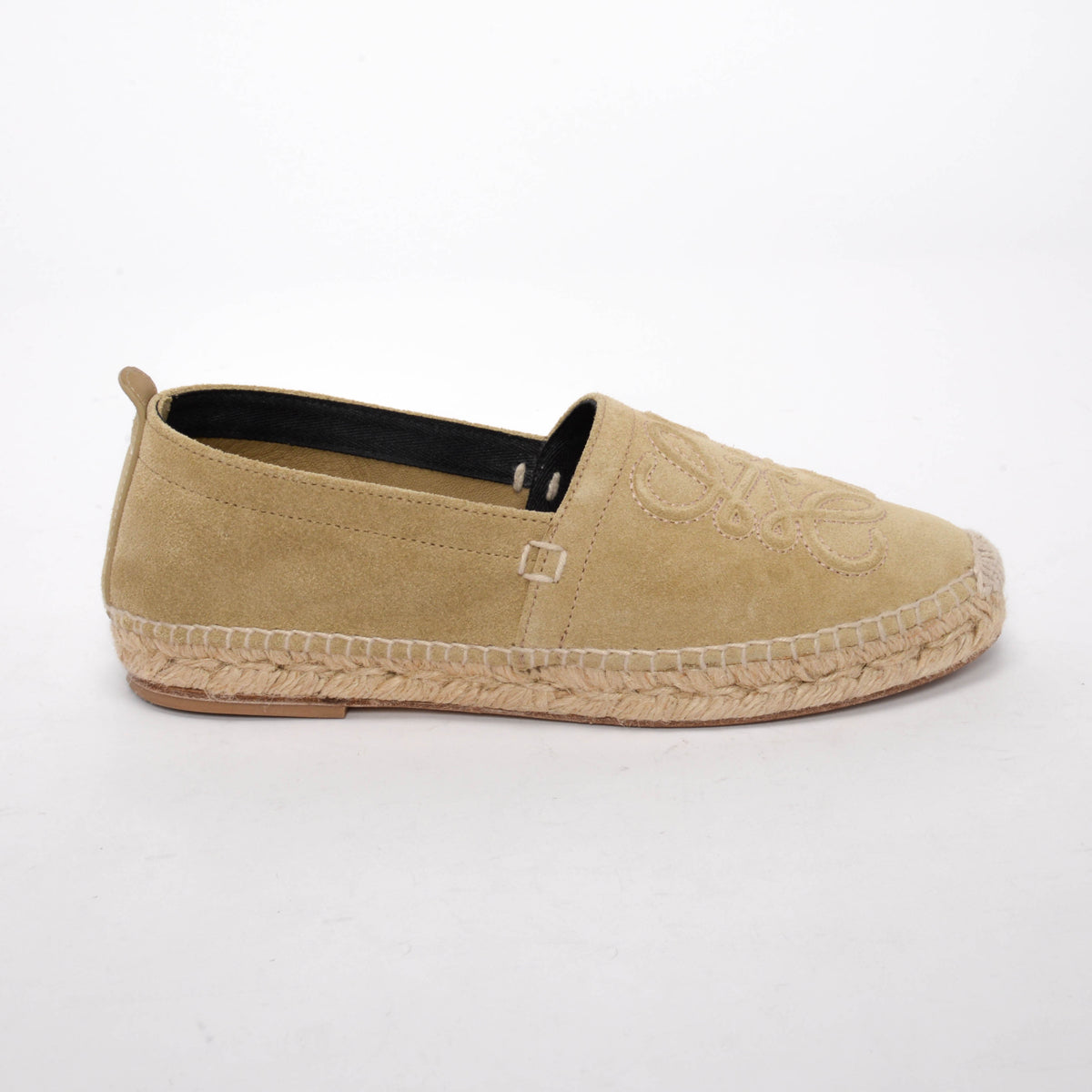 Loewe Beige Suede Anagram Espadrilles 37