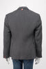 Thom Browne Grey Wool Cable Knit Jacket L - Blue Spinach