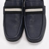 Bally Navy Grained Calfskin Tesly Loafers 8 - Blue Spinach
