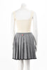 Thom Browne Grey Wool Pleated Mini Skirt IT 38 - Blue Spinach