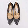 Jimmy Choo Black Ombre Glitter Romy Pumps 37 - Blue Spinach
