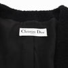 Dior Black Boucle Open-Cut Jacket FR 36 - Blue Spinach